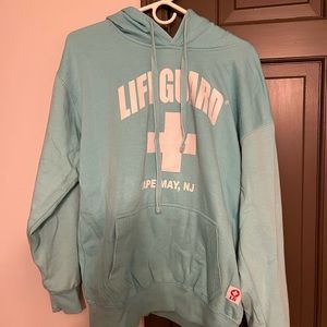Teal lifeguard hoodie